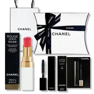 샤넬 립스틱 루쥬 코코 밤 3g+마스카라 선물포장세트 (국내 백화점 선물박스 쇼핑백 포함)