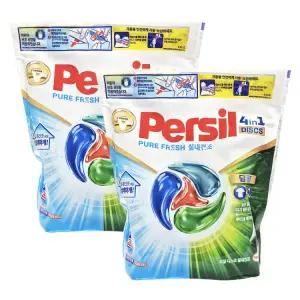 퍼실 디스크 실내건조 캡슐세제 26개입 X 2개