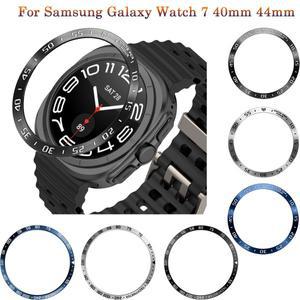 금속 커버 베젤 링 케이스,  갤럭시 워치 7, 스마트워치 보호대 스틸 프레임 쉘 범퍼 액세서리, 40mm, 44mm