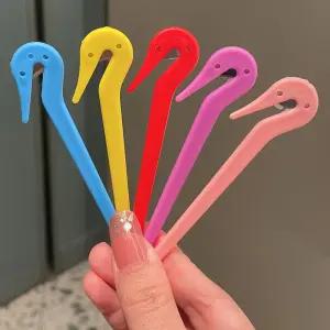 쉽게 자르는 머리끈칼 고무줄칼 머리끈 헤어끈 커터 헤어용품 머리끈