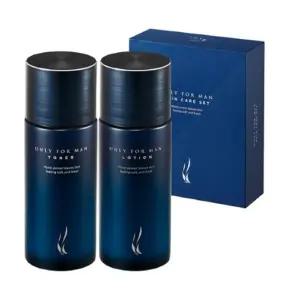 AHC 남성용 미백 주름개선 2중 기능성 화장품 토너+로션 스킨케어 2종 세트