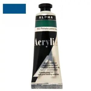 [셀러에이드]알파 실버 아크릴물감I 50mL 939 프러시안블루
