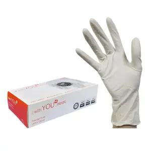 라텍스 니트릴 글러브 일회용 위생 고무 장갑 100매입 식품 요리