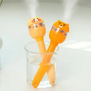 카카오프렌즈 아쿠아보틀 스틱형 무선 가습기 휴대용 탁상용 무드등 저소음 미니 가습기