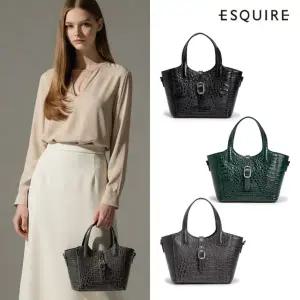 [에스콰이아] 25FW 카이만 컬렉션 버킷 토트백