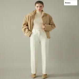 [기모 부츠컷] 여성 슬림 세미부츠컷 스판바지 히든밴딩 겨울기모팬츠