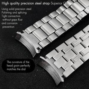 오메가 뉴 씨마스터 300 플래닛 오션 시계 호환용 호환용 밴드 호환 용 용 20mm 316L 실버 스테인레스 스틸
