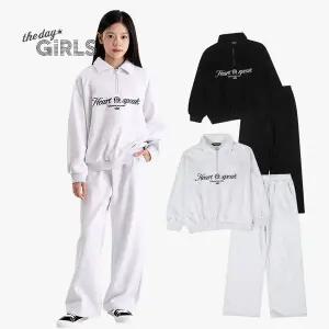 [더데이걸]융기모 카라 반집업 셋업 TGMS25T02 [모다아울렛 남양주점]_GN