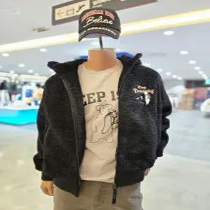 [지프] 뽀글이 속퀼팅누빔 후드집업 점퍼  JP4JPU260