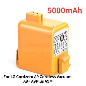 진공 청소기 배터리 5000mAh EAC63382201 EAC63758601 MEV65921201 LG 코드 제로 A9 Plus용