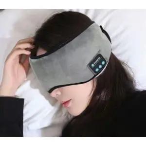블루투스 수면 안대 스마트 듣기 암막 숙면 무선 음악감상 충전식 딥슬립 이어폰 다크그레이
