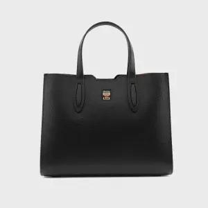 리쉘 소가죽 토트백 블랙 AL28-2812-BK