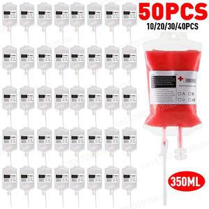 할로윈 혈액 가방 PVC 음료 가방 에너지 팩 뱀파이어 좀비 테마 파티 소품 공포 할로윈 파티 액세서리 1050