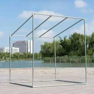 튼튼한 농막 비닐하우스 프레임 간이창고 소형비닐하우스 구조물 스타일 A 2x2x1.8