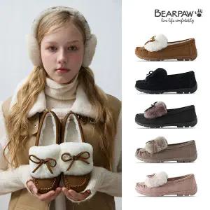 (25FW 신상!)[베어파우] 에스텔 리얼 양모 모카신