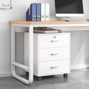 사무실 서랍장 이동식 3단 잠금장치 서류함 거실 수납장 2단