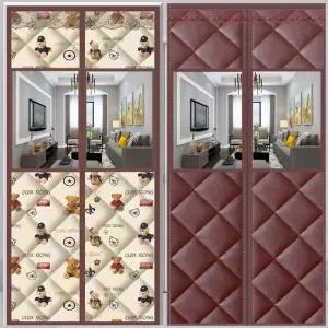 겨울 바람막이 파티션 방한 거실 따뜻한 칸막이 보온 중문 창문