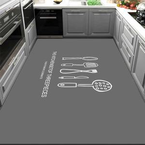 대형 주방매트 미끄럼방지 특대형 매트 심플 규조토 80x200cm 키친 gzn