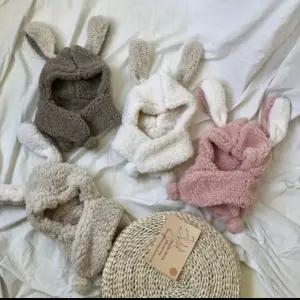 겨울 아동 어린이 뽀글이 토끼 후드 워머 넥 목도리 모자 유아