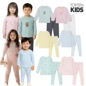 [탑텐키즈](김해점)(공용) 4~8세 아동 실내복 상하세트 2종 택일 MKD4UI3801/E4UI3901