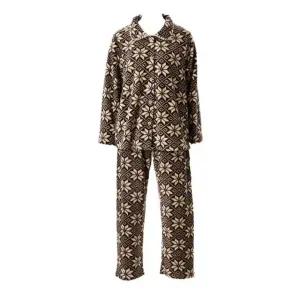 [갤러리아] [여]따뜻한 폴라폴리스 노르딕 파자마(VPA4557W_BR)