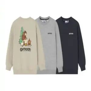 [갤러리아] [아웃도어프로덕츠키즈]백그래픽 기모 맨투맨OD254IMM92_NVY/BEI/MLG