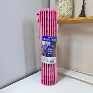 고품질 미끄럼방지 60x90 튜브매트 핑크 욕실깔판 (WFFOGEE)