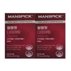 맨즈픽 혈행핏다이어트 30정 2박스 다이어트 솔루션