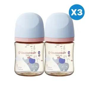 더블하트 캐릭터 젖병 160ml 젖꼭지 6개 꿈꾸는코끼리