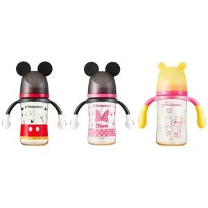 더블하트 아기 유아 핸들 젖병 컵 휴대용 240ml 3개