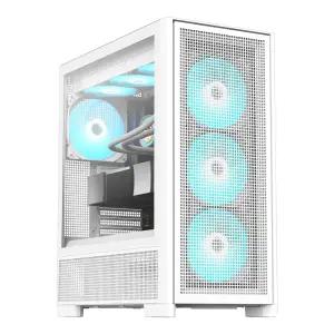 :데이븐 DAVEN 벤투스 420 MESH ARGB 컴퓨터 PC 케이스 (화이트)