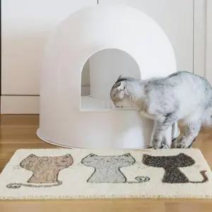 키밍 고양이 모래 매트 화장실 패드 스크래치 WFGA71I