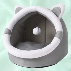 따뜻한 숨숨집 예쁜 고양이 반려동물 쿠션방석 방석 (WFKO4ZS)