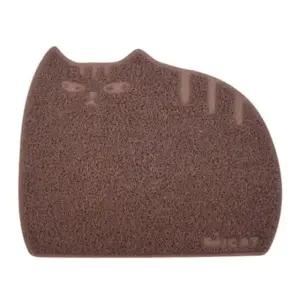 고품질 아이캣 뚱냥이 모래매트 (브라운) 고양이 배변용품 (WFFQV9H)