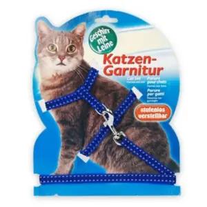 고품질 펫라이프 트릭시 고양이 하네스 세트(야광 블루) 야광 (WFFQVA6)