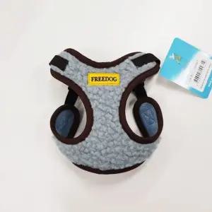 고품질 프리독 뽀송뽀송 플리스 하네스 (블루) S 야외용품 (WFFQVBW)