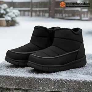 [페이퍼플레인키즈]아동 키즈 앵클 숏 패딩 부츠 어린이 겨울 방한화 초등 주니어 방한
