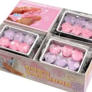 어린이 아동 장난감 키홀더 파스텔 말랑이 키링 4개 (WFKON3H)