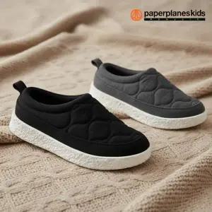 [페이퍼플레인키즈]PK8243 아동 키즈 어린이 방한 겨울 슬리퍼 패딩 슈즈 방한 실내