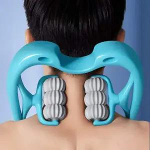 [셀러에이드]TC 뒷목 지압봉 어깨 마사지롤러 롤링 지압 등결림