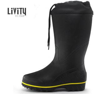 LIVITY 방풍방수 남성용 초경량EVA 카프형 방한털 에어장화 낚시화겸용 작업화 등산화 RB412 60종 털단화