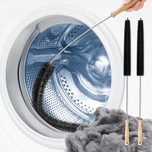 [2개세트] 싹꺼내 세탁 건조기 청소솔 고무 틈새 먼지제거 브러쉬 클리너