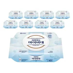 크리넥스 마이비데 퓨어, 캡형, 40매, 9입, 1개(360매)