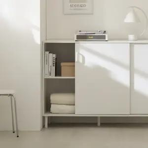 라자가구 밀라 데일리 슬라이딩 다용도 거실 수납장 800/1000/1200