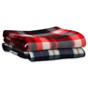 폴라폴리스 무릎담요 체크담요 100cm x 80cm 인쇄제작가능