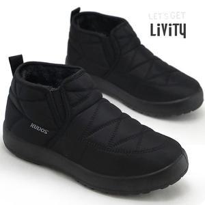 [230~280mm] LIVITY 논슬립창 하이탑 패딩 털스니커즈 털부츠 방한화 털단화 털운동화 BK390