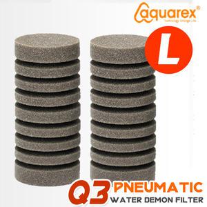 아쿠아렉스 스펀지 여과기 L 리필 필터 / 수족관 어항 부속품 부품 수질정화 스폰지 열대어 구피