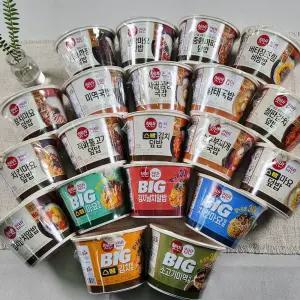 CJ 컵밥 컵반 덮밥 미역국밥 짜장, 스팸마요덮밥 보리비빔밥