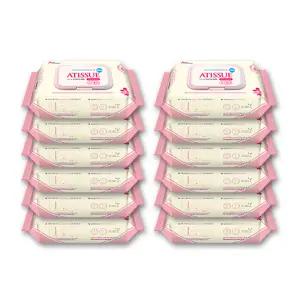 항균 아티슈 물티슈 프리미엄 캡형 영유아용 80매 12개