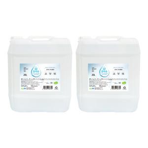 조이수 3차 정제수 증류수 20리터 2개 지게차 배터리 화장품 의료용 가습기 냉각수
